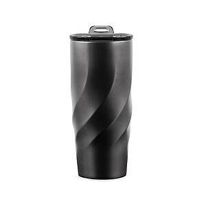 KUMKOY Cestovní XL termohrnek BrandCharger, 500 ml, gunmetal - termohrnek s vlastním potiskem